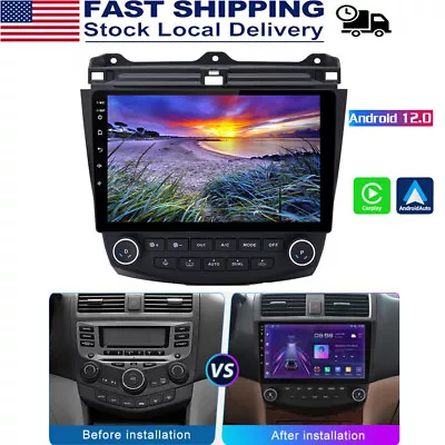 For Honda Accord 7th 2003-2007 Apple Carplay Car Stereo Radio GPS Navi Player US • $105.99