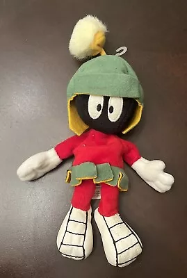 Looney Tunes Marvin The Martian Plush Doll 10” Warner Bros Store Vintage 1997 • $9.99