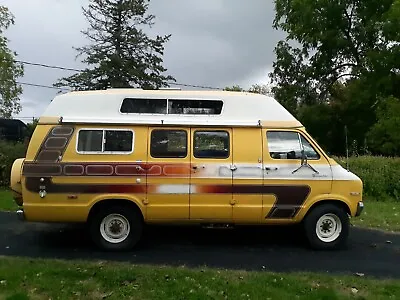 1977 Dodge Tradesman High Top Camper Van • $9500