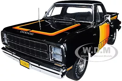 1980 Dodge D150 Pick-m-up Utiline Truck Black 1/18 Diecast Car Auto World Aw291 • $79.99