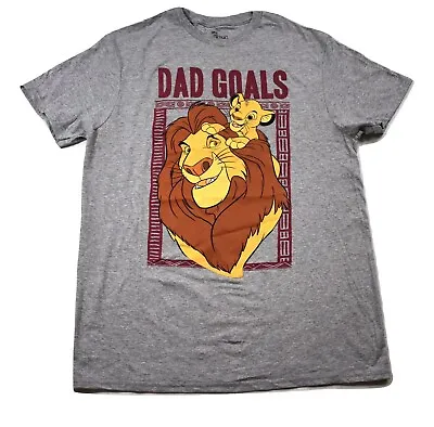 Disney's Lion King Mens Dad Goals Mufasa & Simba Shirt New M L XL 2XL • $9.99