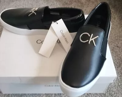 Calvin Klein Flatform Slip-On Shoes Size UK 6 EU 39 New  • £59