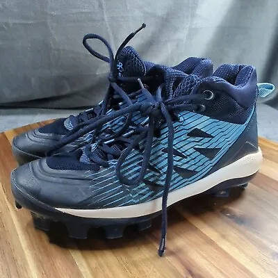 Boombah Baseball Softball Molded Cleats Blue Mens Sz 9 High Top Lace Up • $34.49