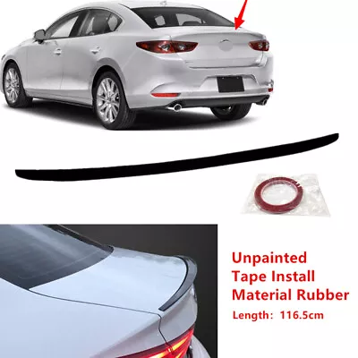 116cm Fit For Mazda 3 2019-2021 Sedan Universal Trim Car Rear Trunk Spoiler Wing • $31.99