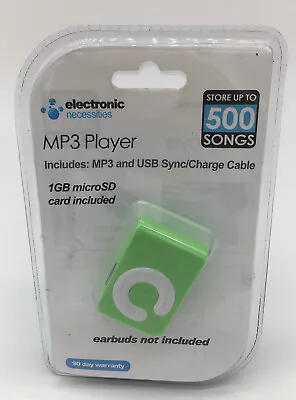 Electronic Necessities 1GB Mini Clip MP3 Player NISP • $22