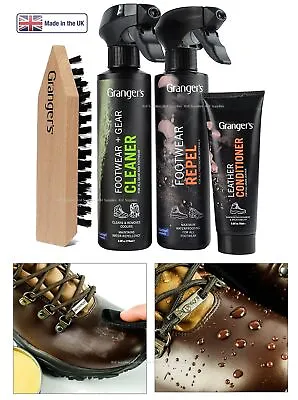 £7.95 • Buy Grangers Shoe Care Cleaning Kit - Protect Your Footwear