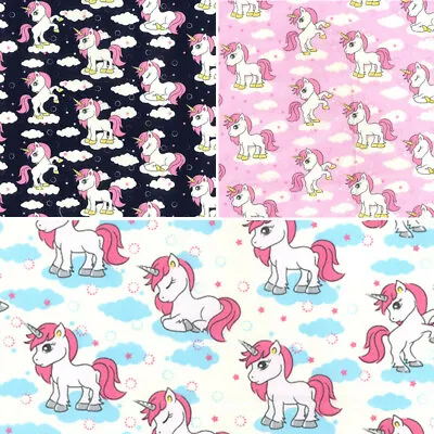 100% Cotton Poplin Fabric Rose & Hubble My Little Pony Unicorn Fairytale Horse • £5.15