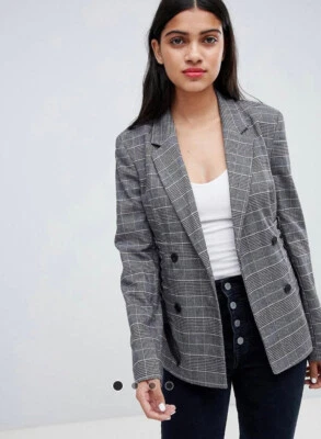 $25 • Buy Bershka Checked Blazer | Size L