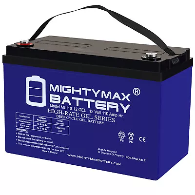 Mighty Max 12V 110AH GEL Battery Compatible With Xantrex XW4024-120/240-60 • $249.99