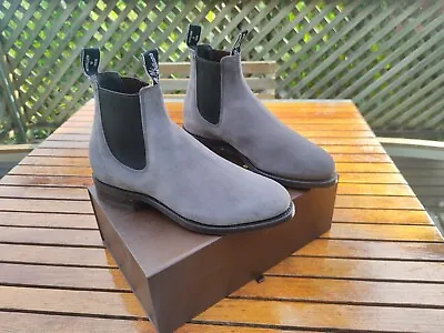 RM Williams Turnout Slate Women Size 9.5US 41EU Suede Leather Boots. Men's 8US! • $399.99