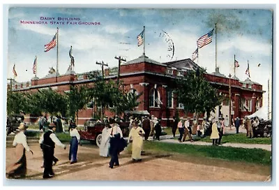 1919 Dairy Building Minnesota State Fair Grounds Minneapolis MN Antique Postcard • $29.95