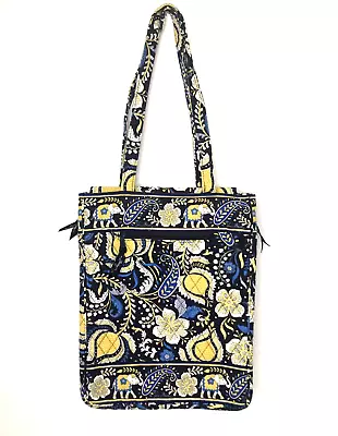 Vera Bradley Ellie Blue Elephants Checkpoint Friendly Laptop Shoulder Tote Bag • $27.99