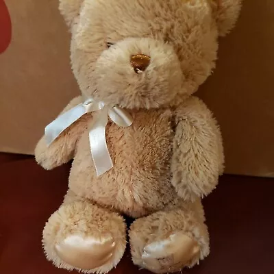 Baby Gund My First Teddy Bear Plush Tan Light Brown Stuffed Animal Sewn Eyes 11” • $7.99