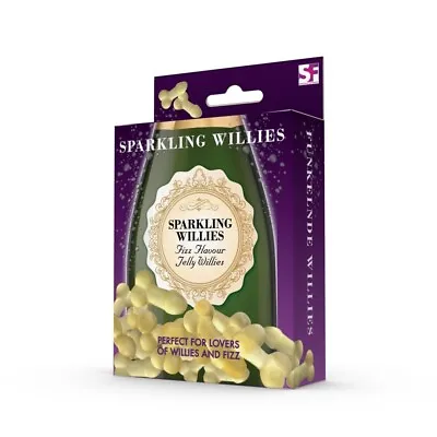 SPARKLING PROSECCO WILLIES JELLY SWEETS Willy Valentines Gift • £7.99