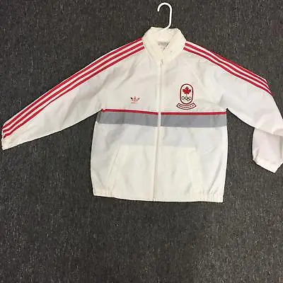 $197.95 • Buy Adidas Mens Medium 1987 Indianapolis Olympics Canada Full Zip Vintage Jacket
