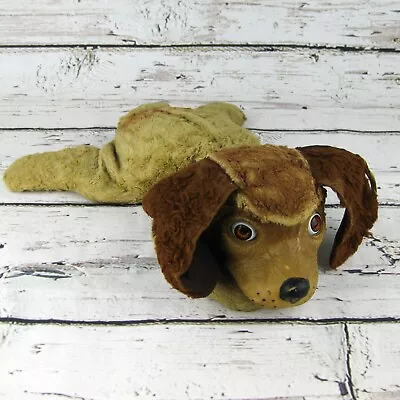 Vintage 1954 Gund Regal Beagle Rubber Face Stuffed Plush Dog 13” Sleepy Eyes 50s • $12