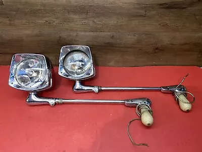 (2) Vintage 1950's / 1960's Unity Pair Spotlight Mirror H2-C For GM FORD MOPAR • $239.95