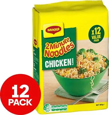 12 X Maggi 2 Minute Noodles Chicken 72g • $17