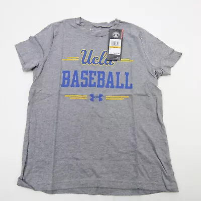 UCLA Bruins Under Armour HeatGear Short Sleeve Shirt Boy's Gray New • $4.20