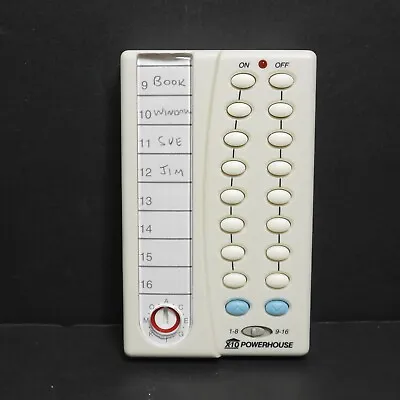 $8.99 • Buy X10 Powerhouse HR12A Palm Pad Remote Control Tested