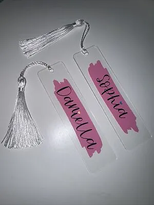 Bookmark With Tassle Reading Gift Ideas Personalised Birthday Gifts❤️ • £2.99