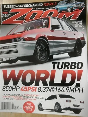 Zoom #185 VL Calais Turbo EVO 6 MK1 Escort R32 Skyline KE20 Corolla Alfa 147 GTA • $3.83