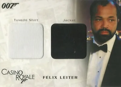 James Bond In Motion - DC04  Felix Leiter's Tux  Double Costume Card #0245/1200 • £24.99