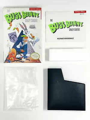 The Bugs Bunny Crazy Castle - Nintendo NES - Box And Manual Only - No Game • $25