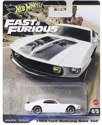 Hot Wheels 1969 Ford Mustang Boss 302 Fast & Furious Premium 2024 • $14.99
