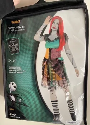 Nightmare Before Christmas Sally Costume Size Large 12/14  Adult With Wig New • $120