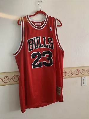 $93 • Buy VINTAGE Michael Jordan PRO CUT Chicago Bulls Champion Jersey 1994 1995 SIZE 52