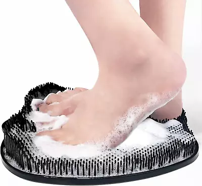 Shower Foot Scrubber Foot Massager Mat With Suction Cups Improve Foot Circulat • $22.44
