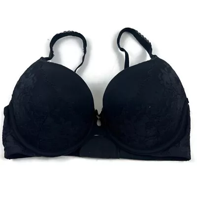 Victoria's Secret Black Lace Perfect Shape 32DD Body By Victoria Underwire Bra  • £19.27