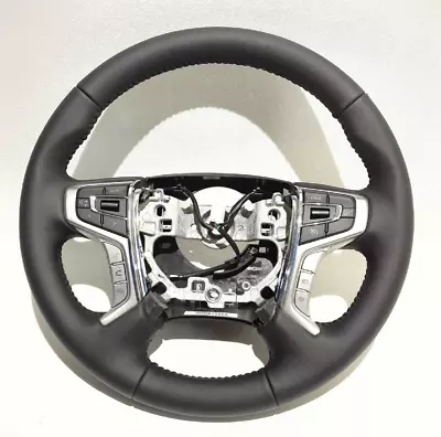 New OEM Black Leather Wrap Steering Wheel 2016-2023 L200 Pajero Sport 4400B163XA • $295