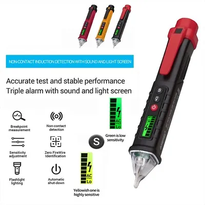 £5.58 • Buy AC/DC Electric Sensor Digital Test Pencil Tester Pen Voltage Detector Meter