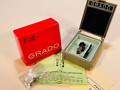 Vintage NOS Grado F-3E+ F3 F3E+ Stereo CD-4 Turntable Phono Cartridge In Case • $132.50