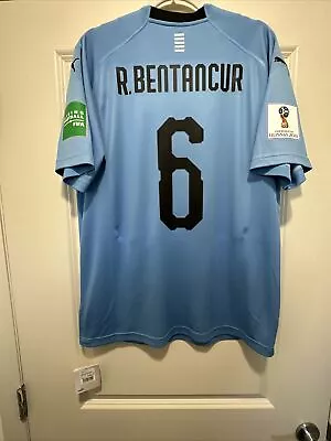 $129 • Buy Rodrigo Bentancur #6 Uruguay Mens LARGE Puma Home Russia 2018 Jersey