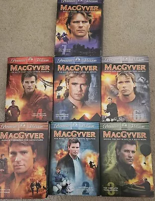 MacGyver Complete Series Season 1-7 DVD 1234567 Richard Dean Anderson  • $49.98