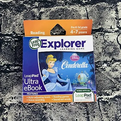Cinderella LeapFrog LeapPad Explorer Learn Ultra EBook Leap Pad 1 2 3 Ultimate • $34.17