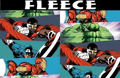 $15.95 • Buy Licensed Marvel Comics Avengers Super Heroes Fleece Fabric By The Yard