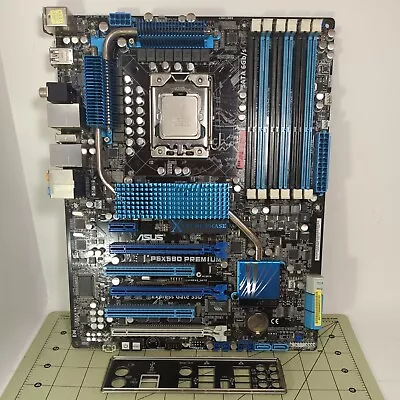 Asus P6X58D Premium LGA1366 Motherboard ATX DDR3 SATA 6Gbs W/ CPU I7-950 • $100