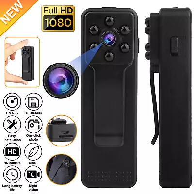 HD 1080P Camcorder Mini Body Hidden Camera Video 6-Hour DVR IR Night Cam Pocket • $14.98