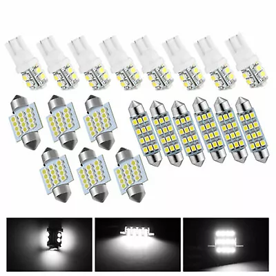 20pcs LED Interior Lights Bulbs Kit Car Trunk Dome License Plate Lamps 6000K • $5.99
