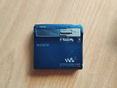 Sony Walkman Recorder Portable Mini Disc Player Walkman MZ N1 Junk Video Test • $39.99
