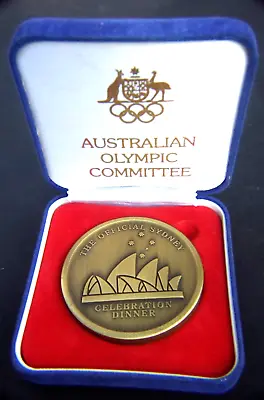 Sydney 2000 Australian Olympics Games Xxvii The Official Sydney Dinner Medallion • £100.18