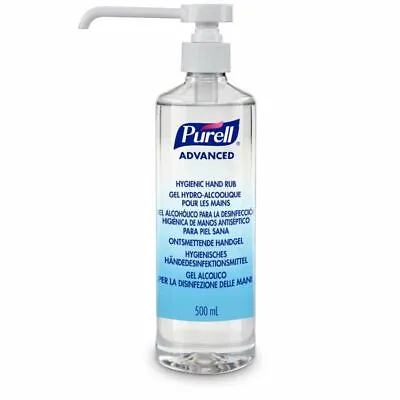 Purell Advanced Hygienic Hand Sanitiser Rub Pump 500ml Round Bottle • £7.99