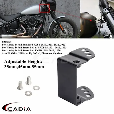 Gas Tank Lift Raiser Kit For Harley Softail Street Bob FXBB FXBBS FXST 2018-2023 • $23