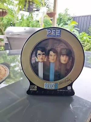 ELVIS PRESLEY PEZ Collectibles Limited Edition 3 Dispensers - No CD • $44.99