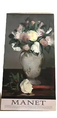 NEW Edouard Manet PEONIES Flower Vase 20.5 X 39  Large Wall Art Print Poster MMA • $29.99