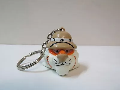 Vintage 1997 EXXON Tiger Head Safari Hat Keychain! ESSO Advertising Key Chain! • $8.56